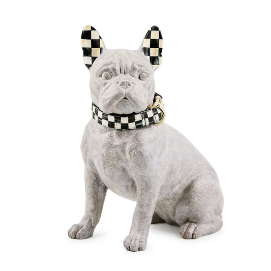 Courtly Check French Bulldog Figurine by MacKenzie-Childs