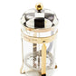 Courtly Check French Press - Mackenzie - Childs - |VESIMI Design| Luxury Bathrooms and Home Decor