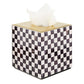 Courtly Check Glass Boutique Tissue Box Cover by MacKenzie-Childs