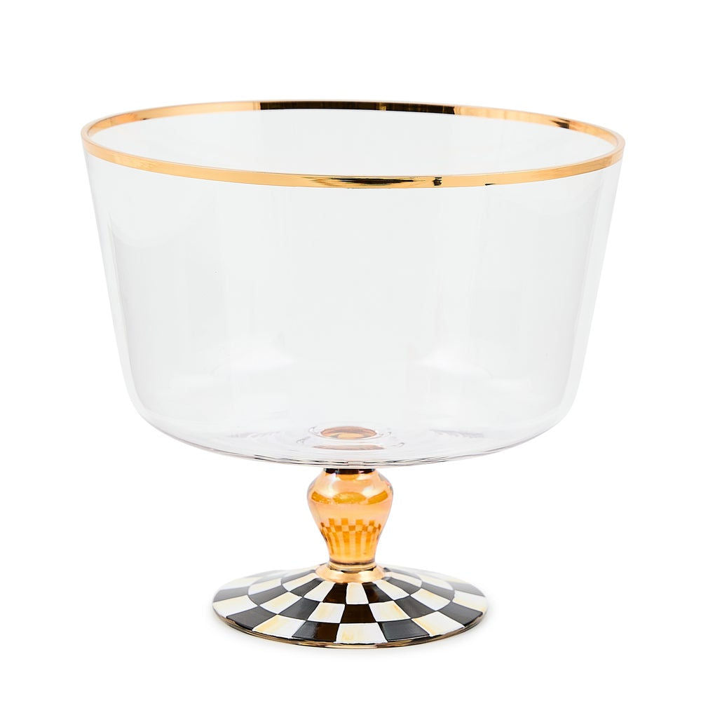 Courtly Check Glass Trifle MacKenzie-Childs