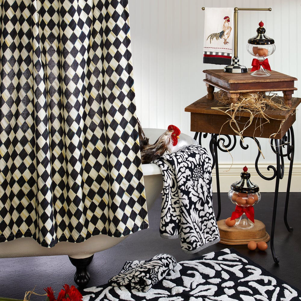 Courtly Check Guest Towel Holder by MacKenzie-Childs