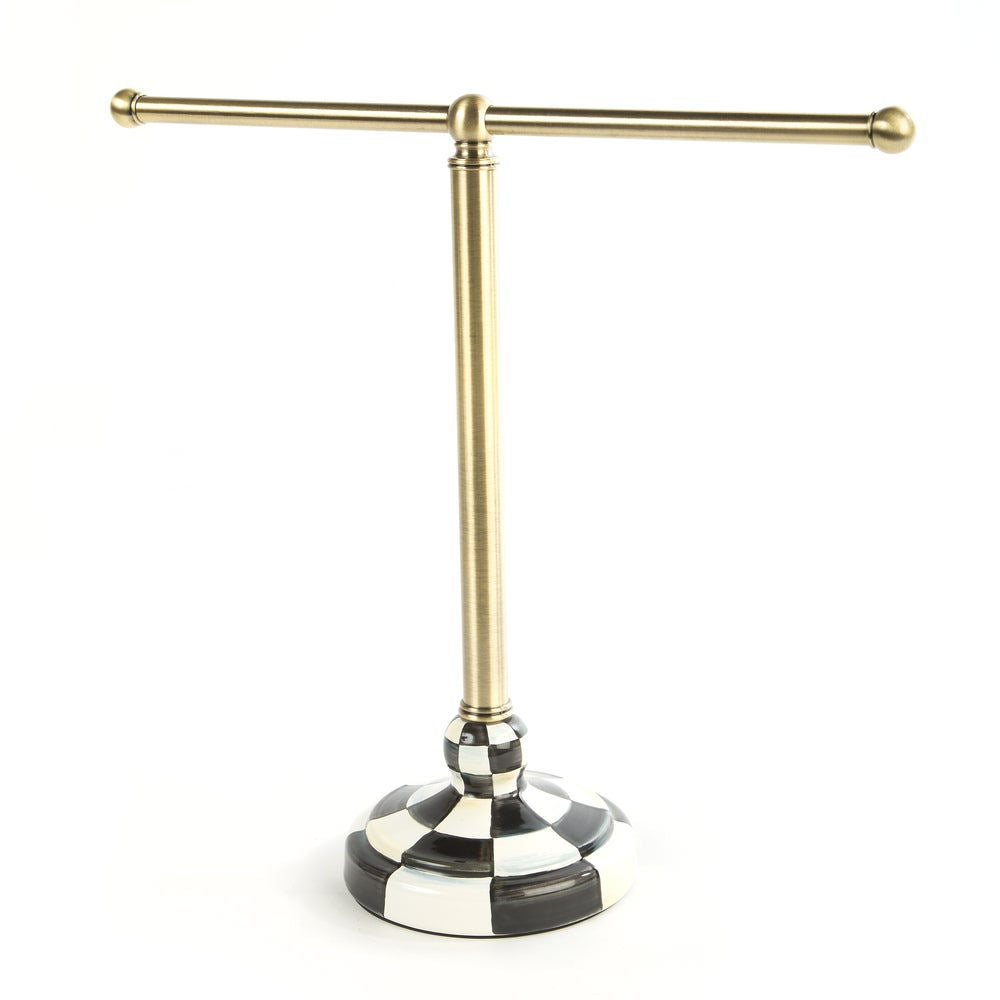 Courtly Check Guest Towel Holder by MacKenzie-Childs