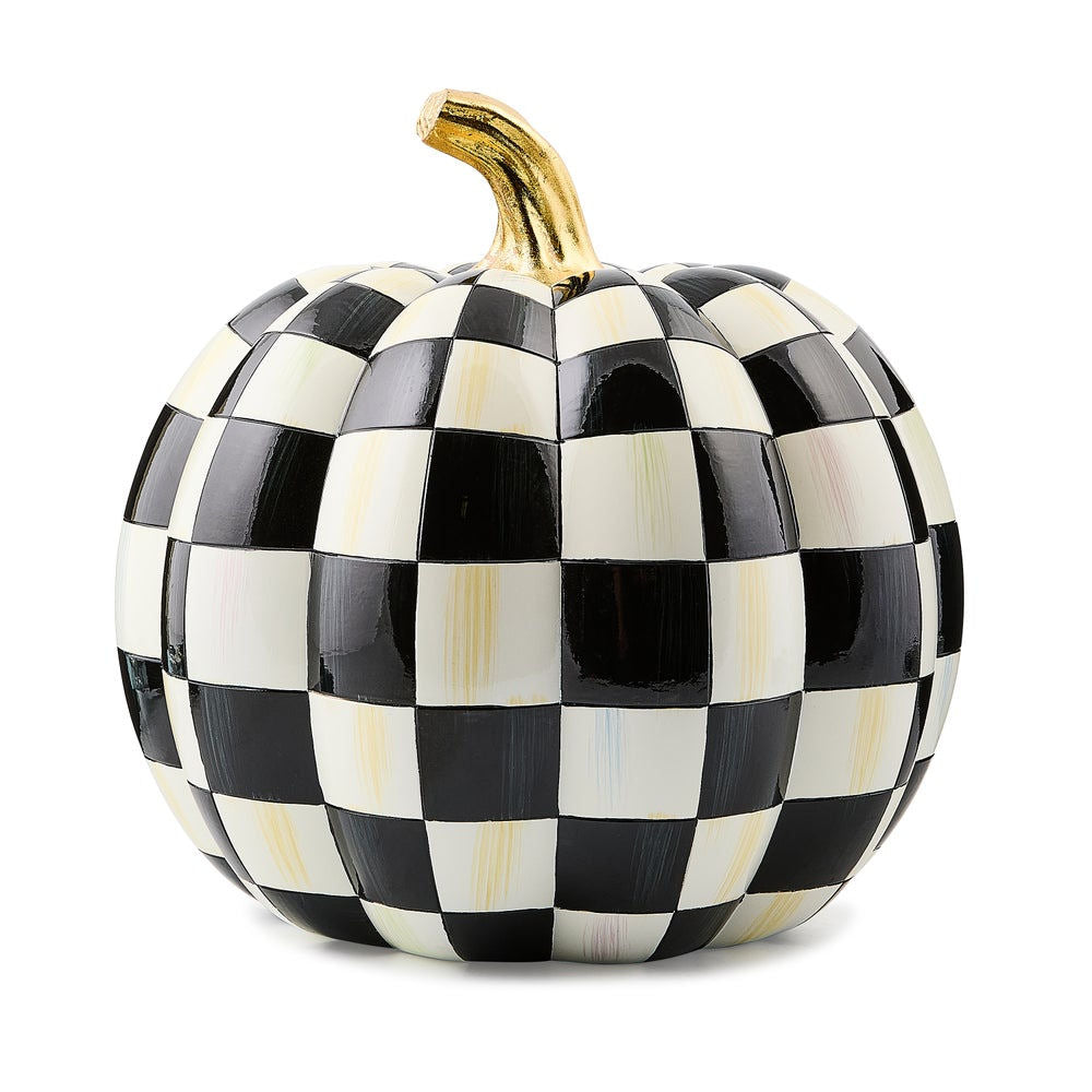 Courtly Check Illuminated Jack O' Lantern by MacKenzie-Childs