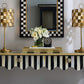 Courtly Check Lacquer Tray by MacKenzie - Childs - |VESIMI Design| Luxury Bathrooms and Home Decor