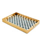 Courtly Check Lacquer Tray by MacKenzie - Childs - |VESIMI Design| Luxury Bathrooms and Home Decor