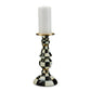 Courtly Check Large Pillar Candlestick