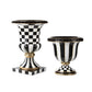 Courtly Check Pedestal Urn by MacKenzie-Childs