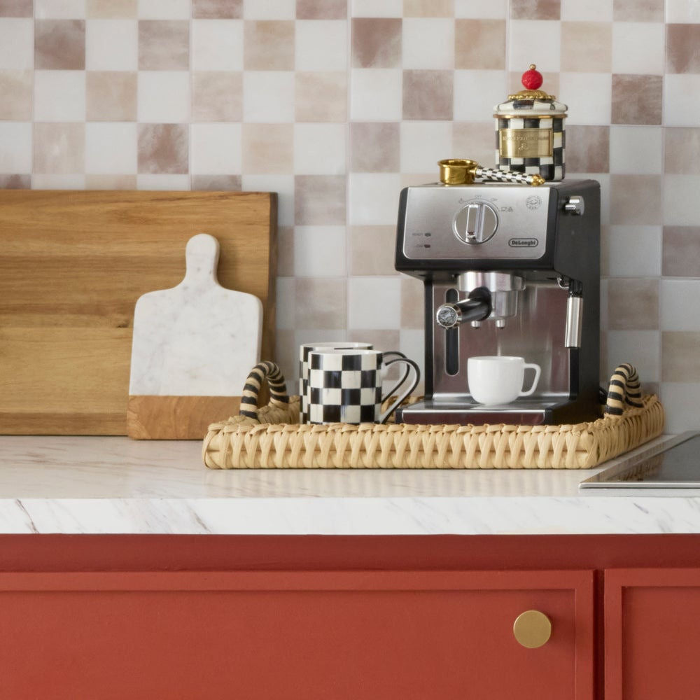 Courtly Check Porcelain Mug by MacKenzie-Childs