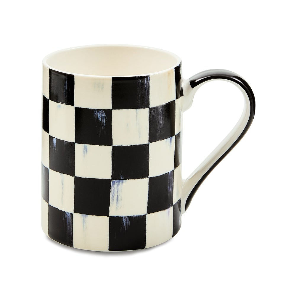 Courtly Check Porcelain Mug by MacKenzie-Childs