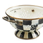 Courtly Check Small Colander by MacKenzie - Childs - |VESIMI Design| Luxury Bathrooms and Home Decor