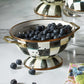 Courtly Check Small Colander by MacKenzie - Childs - |VESIMI Design| Luxury Bathrooms and Home Decor