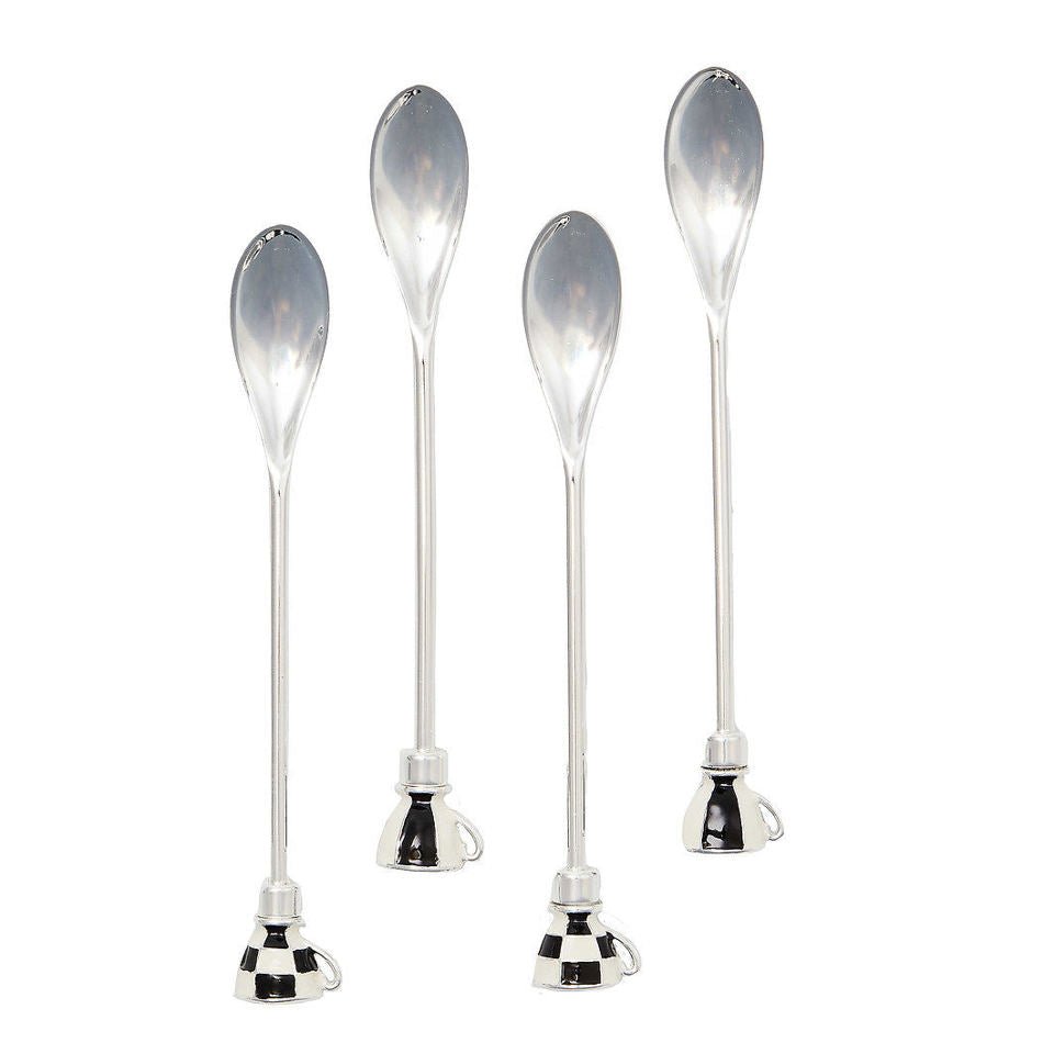 Courtly Espresso Spoons, Set of 4 - |VESIMI Design| Luxury Bathrooms and Home Decor