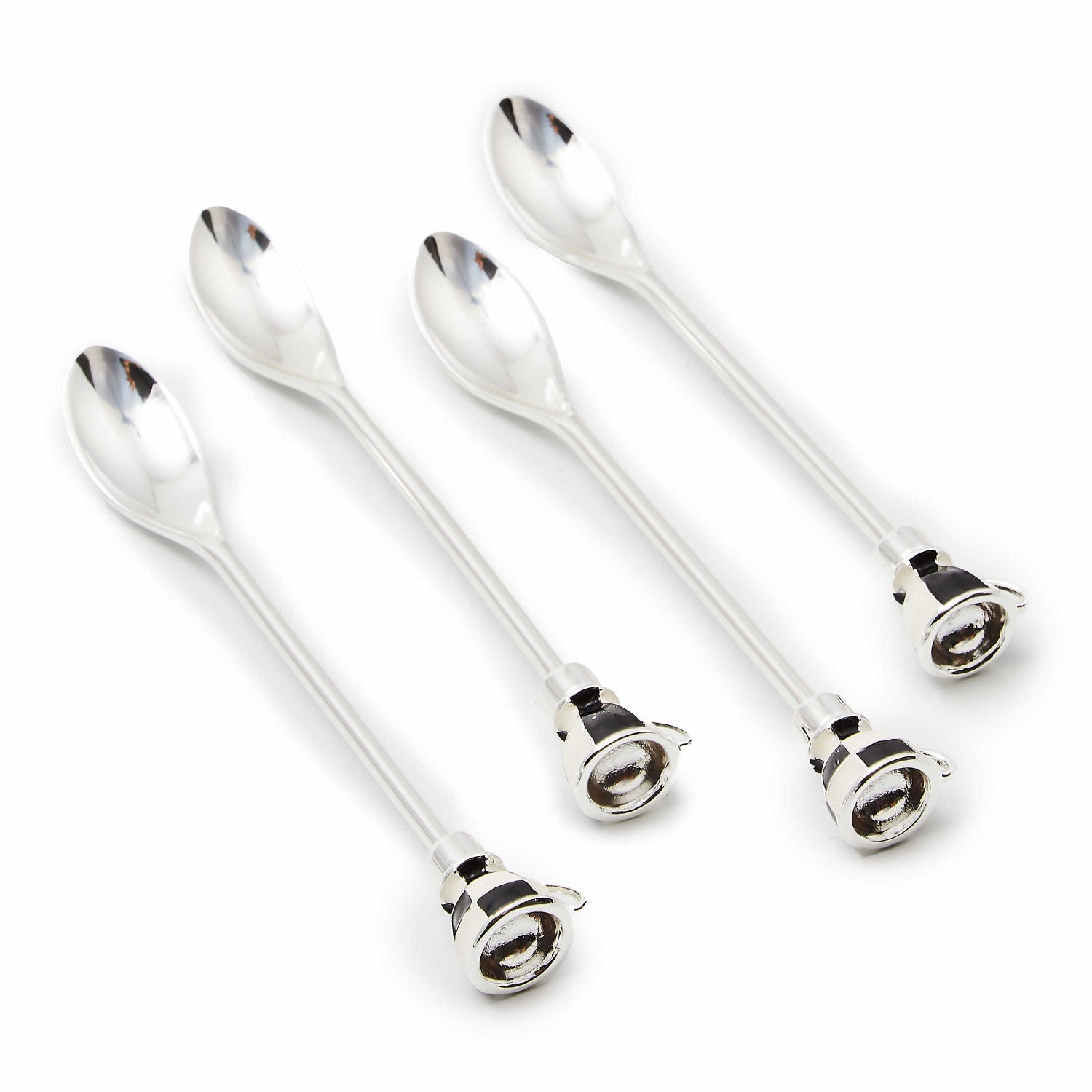 Courtly Espresso Spoons, Set of 4 - |VESIMI Design| Luxury Bathrooms and Home Decor