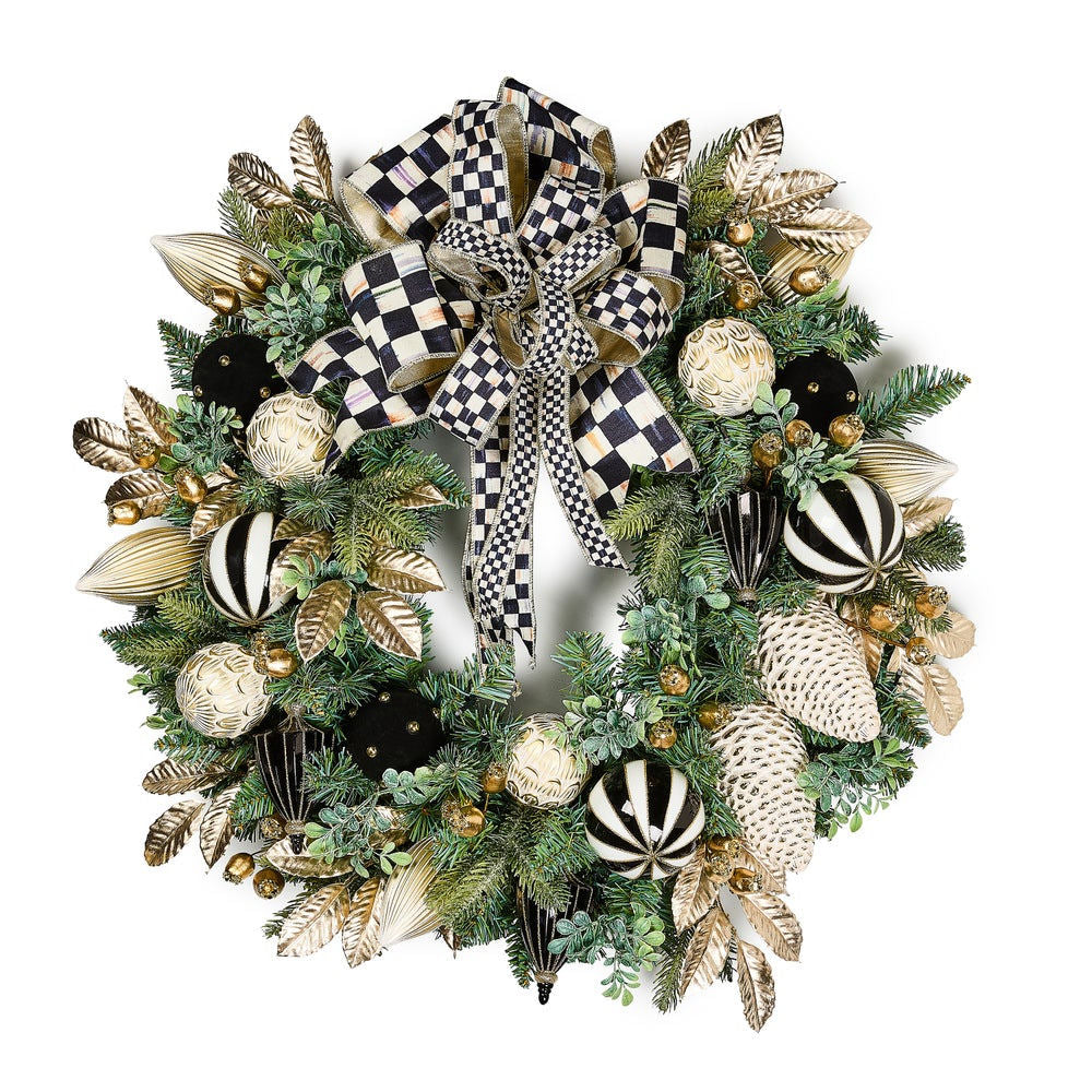 Courtly Noel Illuminated 26" Wreath by MacKenzie-Childs