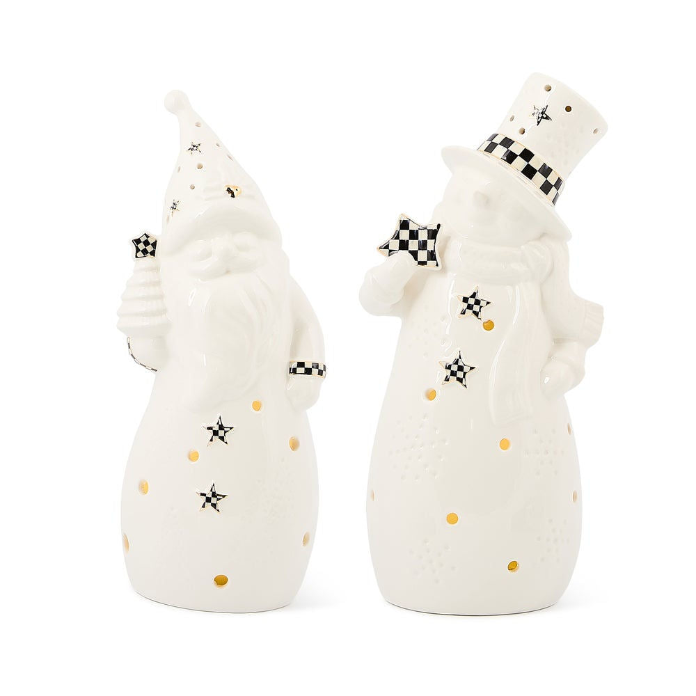Courtly Noel Illuminated Snowman MacKenzie-Childs