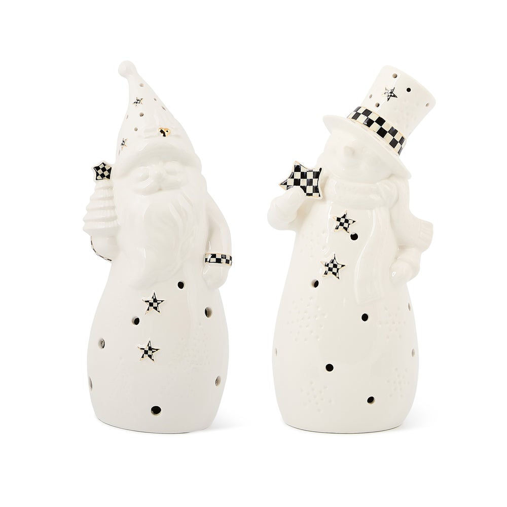 Courtly Noel Illuminated Snowman MacKenzie-Childs
