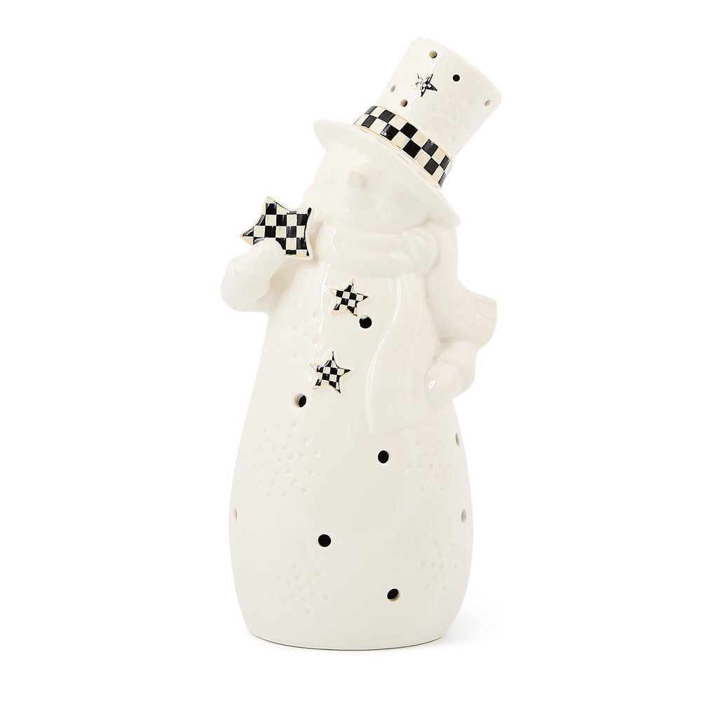 Courtly Noel Illuminated Snowman MacKenzie-Childs
