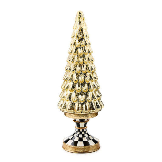 Courtly Noel Short Illuminated Glass Tree by MacKenzie-Childs