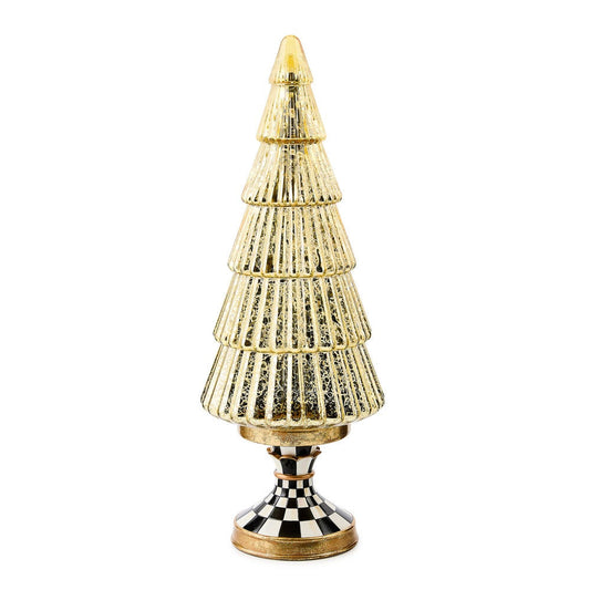Courtly Noel Tall Illuminated Glass Tree by MacKenzie-Childs