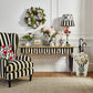 Courtly Stripe Console Table by MacKenzie-Childs / Special Order