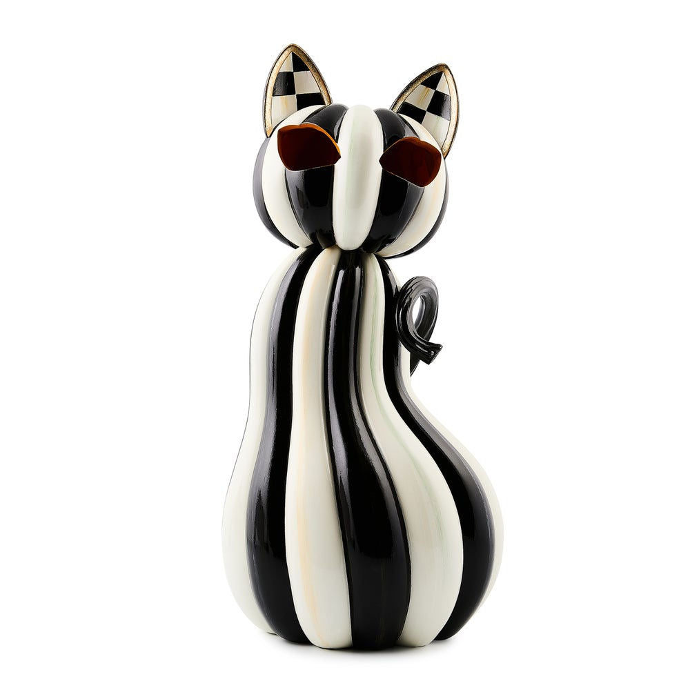 Courtly Stripe Illuminated Cat by MacKenzie-Childs