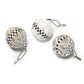 Crystal Palace Beaded Ball Ornaments, Set of 3 - |VESIMI Design| Luxury Bathrooms and Home Decor