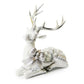 Crystal Palace Resting White Deer - |VESIMI Design| Luxury Bathrooms and Home Decor