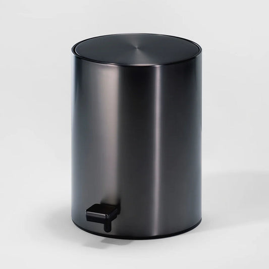 German Design Award Soft Close Pedal Bin GUN METAL 6L