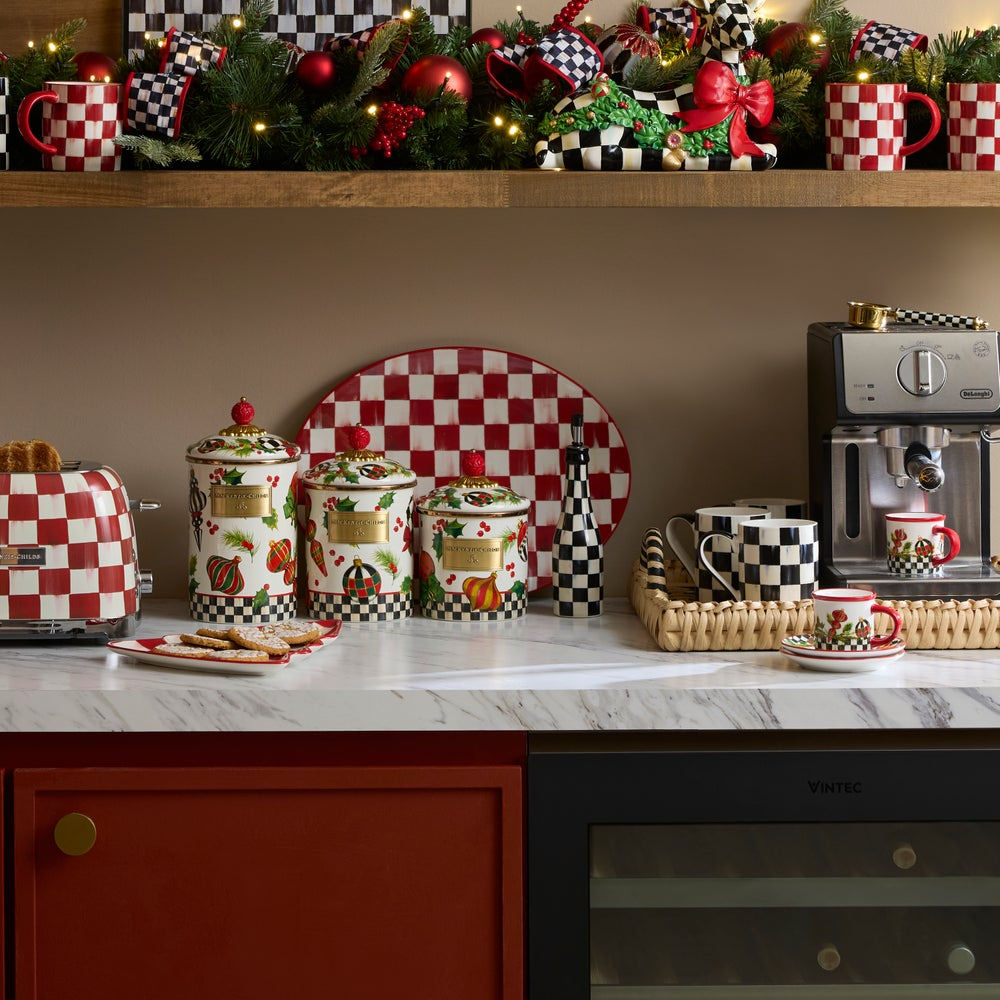 Deck the Halls Canisters - set of 3