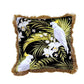 Design Cushion with Fringes Cockatoo - |VESIMI Design|