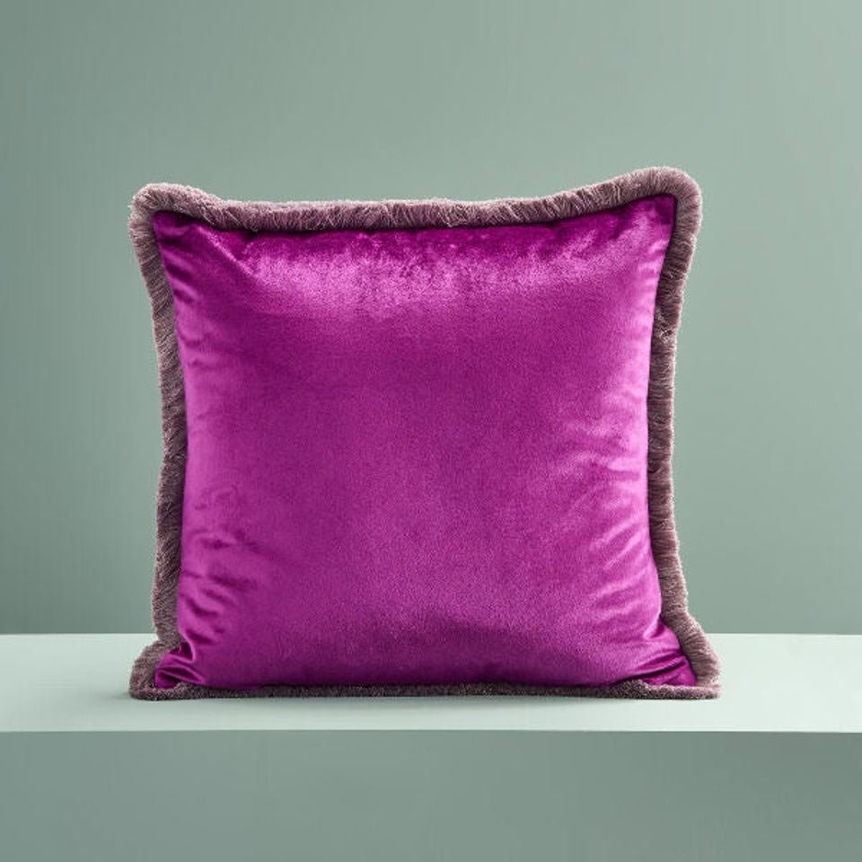 Design Cushion with Fringes Parrot - |VESIMI Design|