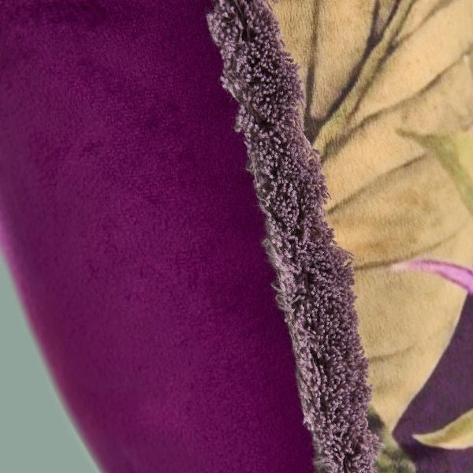 Design Cushion with Fringes Parrot - |VESIMI Design|