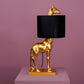 Design Table Lamp Giraffe Lucie in Black and Gold - |VESIMI Design| Luxury Bathrooms and Home Decor