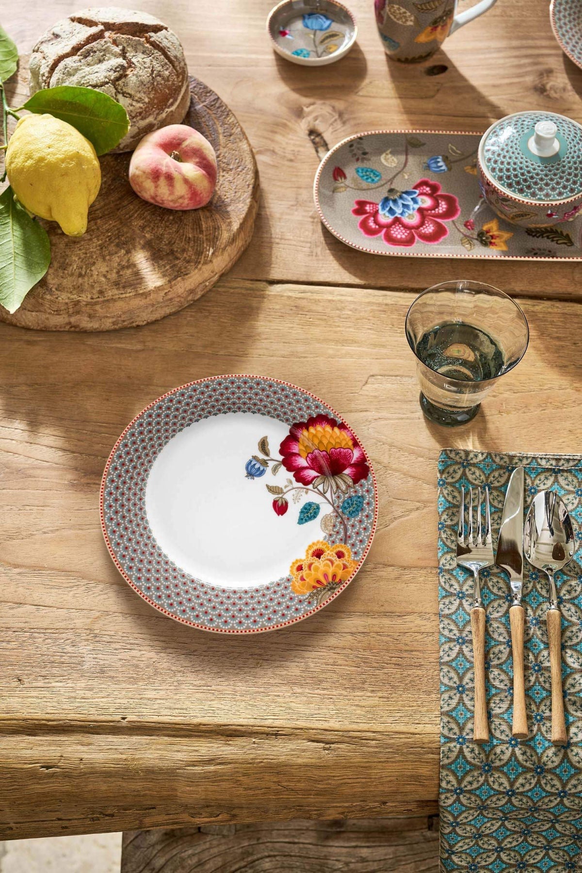 Blooming Tales Khaki Dinner Plate  26.5cm - Pip Studio