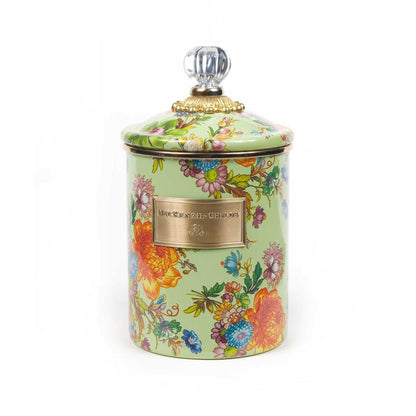 Flower Market Medium Canister - Green