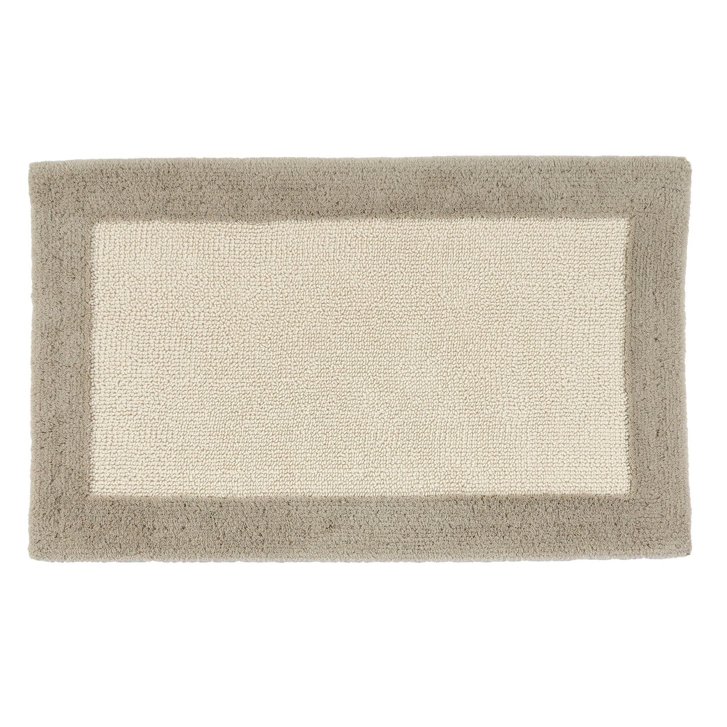 Egyptian Cotton Linen Beige Bath Rug ORIGINE by Abyss & Habidecor - |VESIMI Design| Luxury Bathrooms and Home Decor