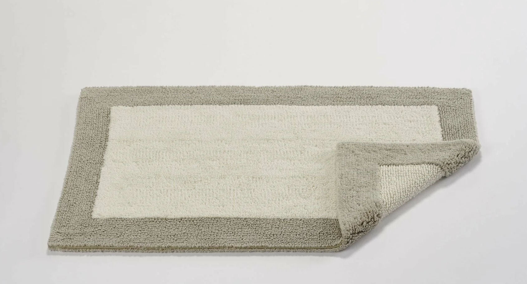 Egyptian Cotton Linen Beige Bath Rug ORIGINE by Abyss & Habidecor - |VESIMI Design| Luxury Bathrooms and Home Decor