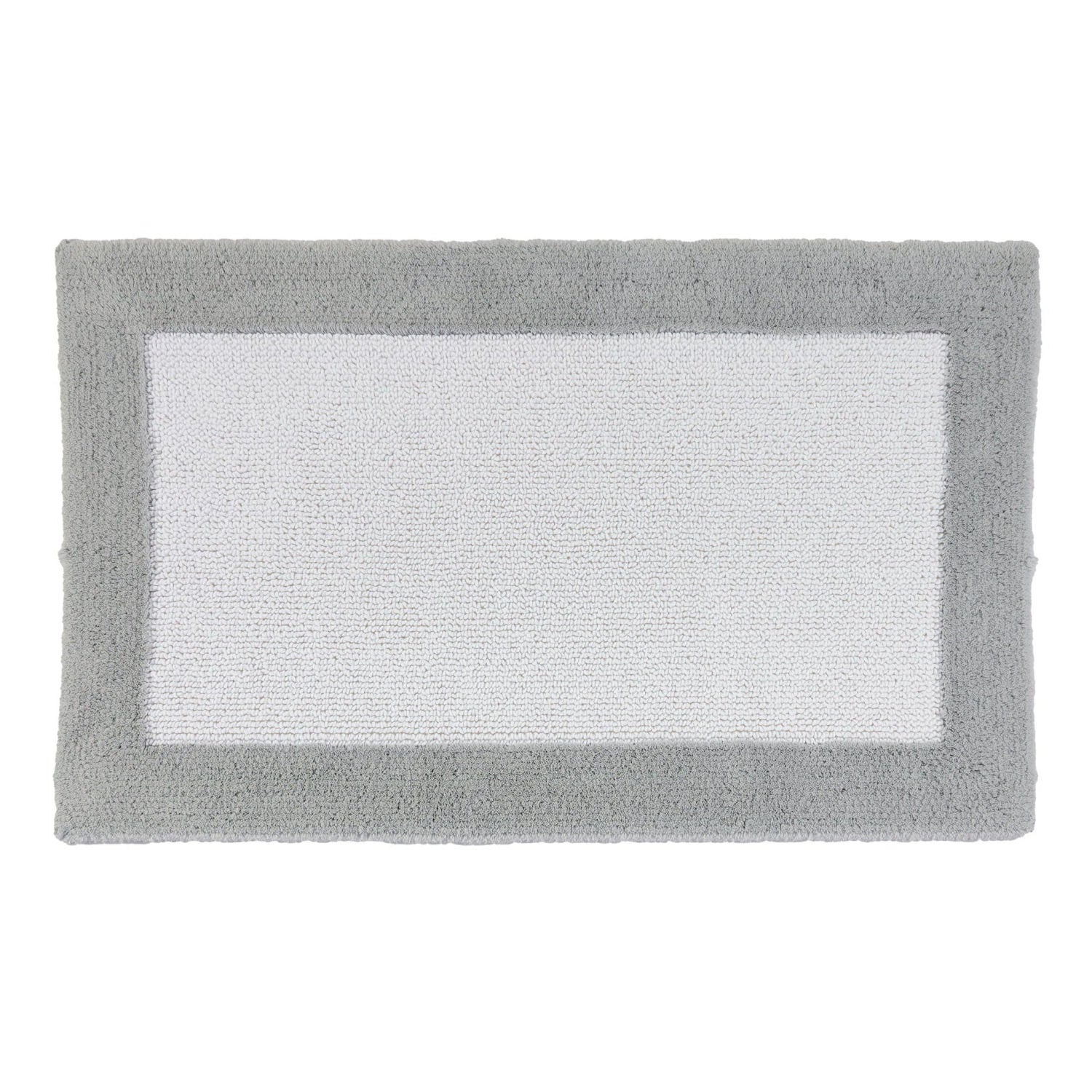 Egyptian Cotton Platinum Grey Bath Rug ORIGINE by Abyss & Habidecor - |VESIMI Design| Luxury Bathrooms and Home Decor