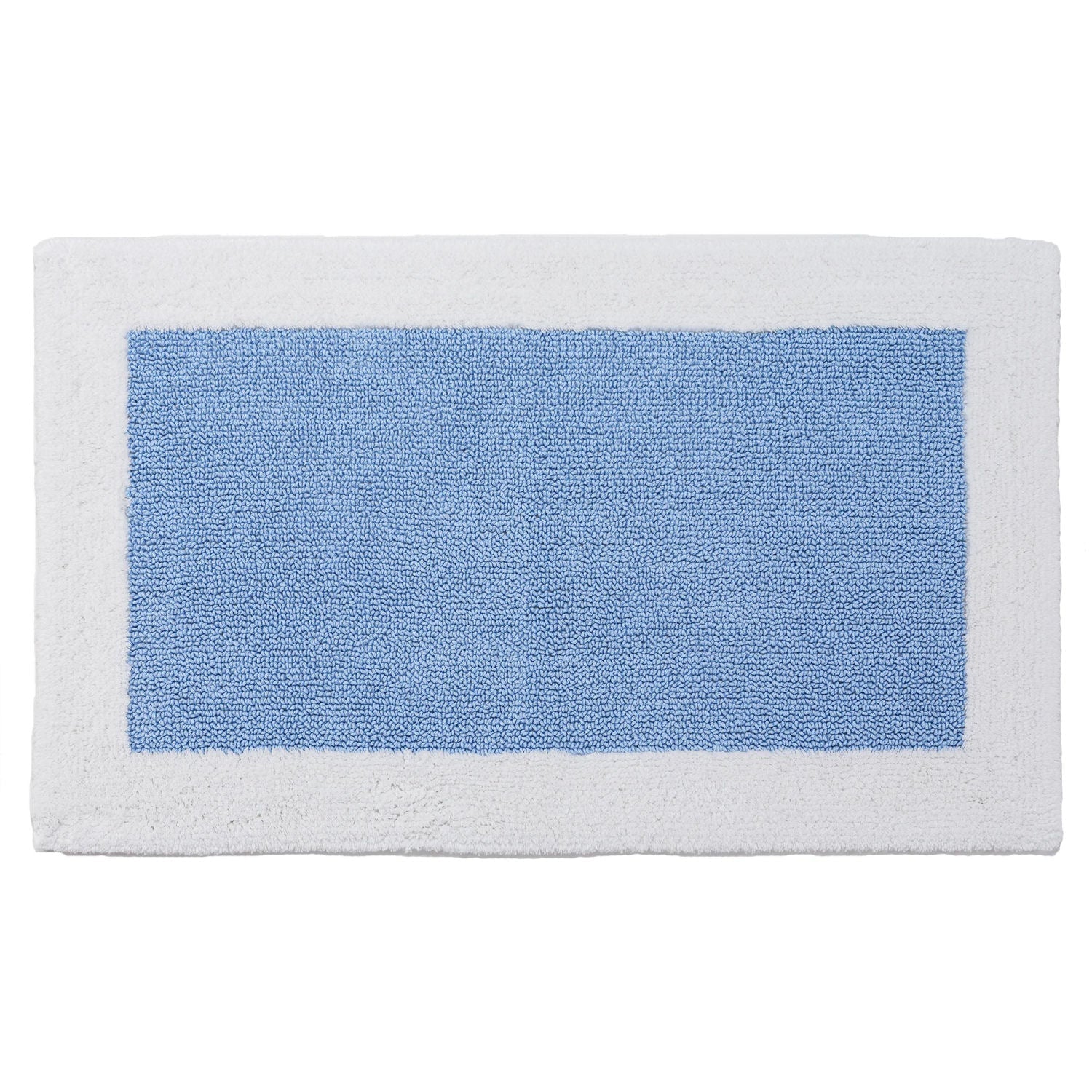 Egyptian Cotton Powder Blue Bath Rug ORIGINE by Abyss & Habidecor - |VESIMI Design| Luxury Bathrooms and Home Decor