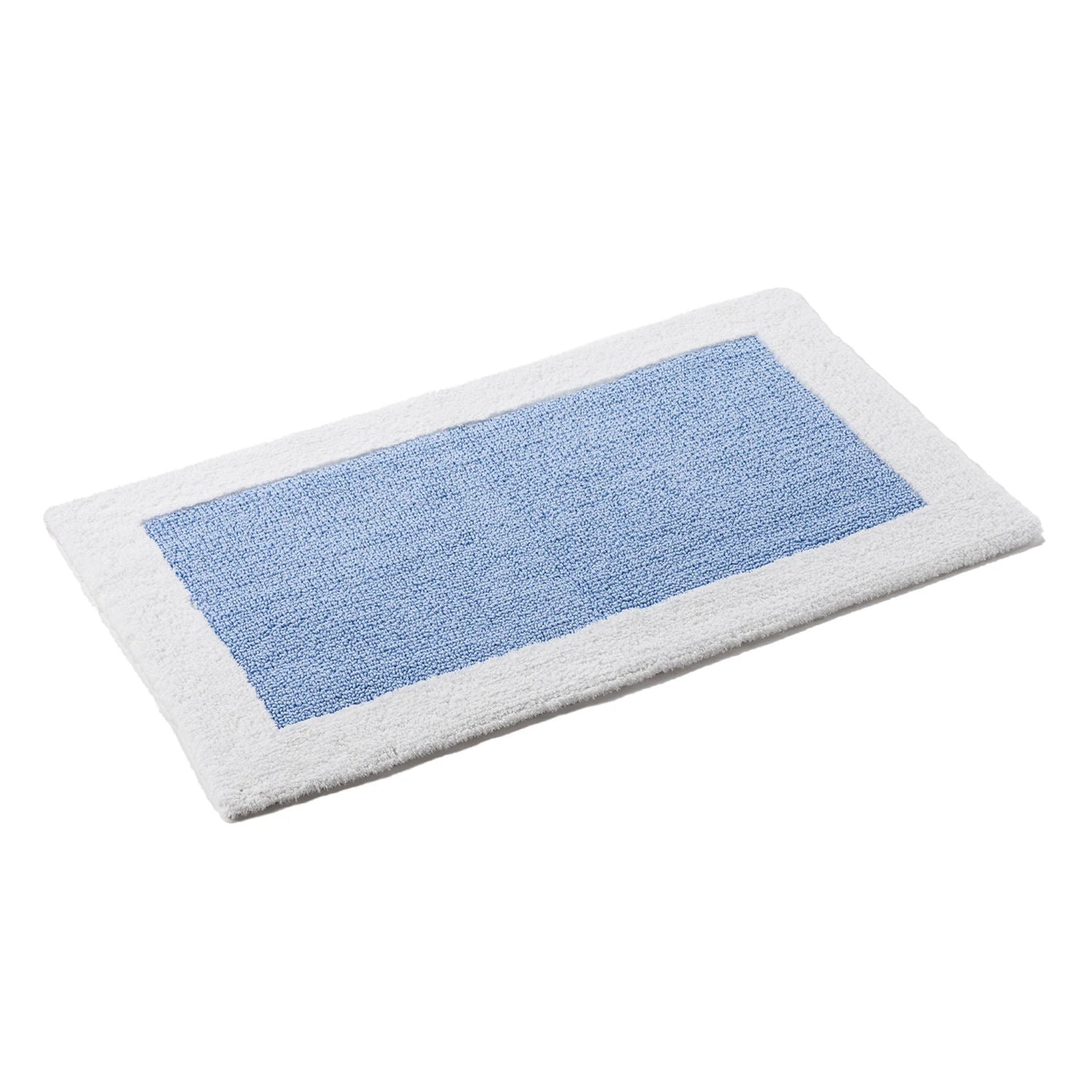 Egyptian Cotton Powder Blue Bath Rug ORIGINE by Abyss & Habidecor - |VESIMI Design| Luxury Bathrooms and Home Decor