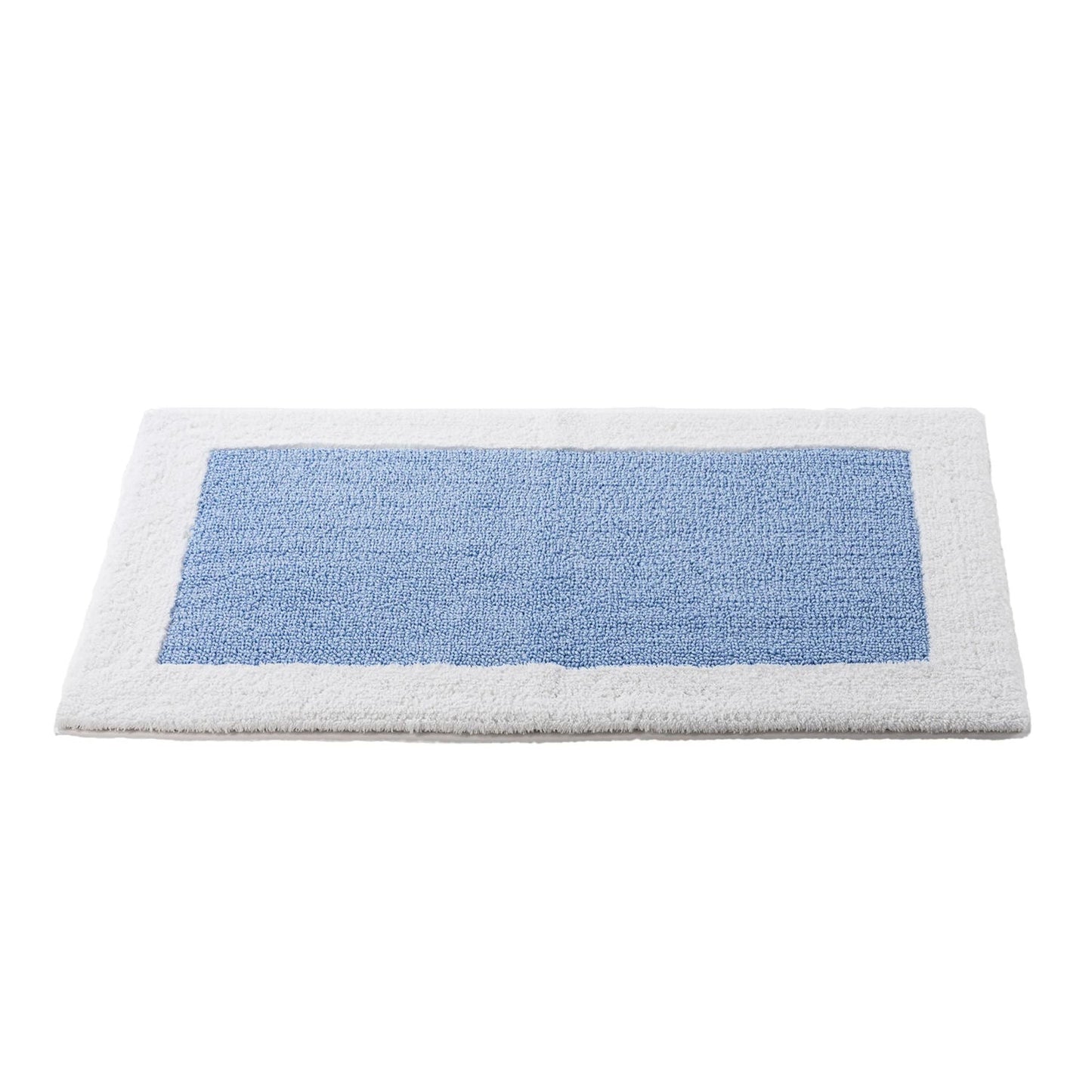 Egyptian Cotton Powder Blue Bath Rug ORIGINE by Abyss & Habidecor - |VESIMI Design| Luxury Bathrooms and Home Decor