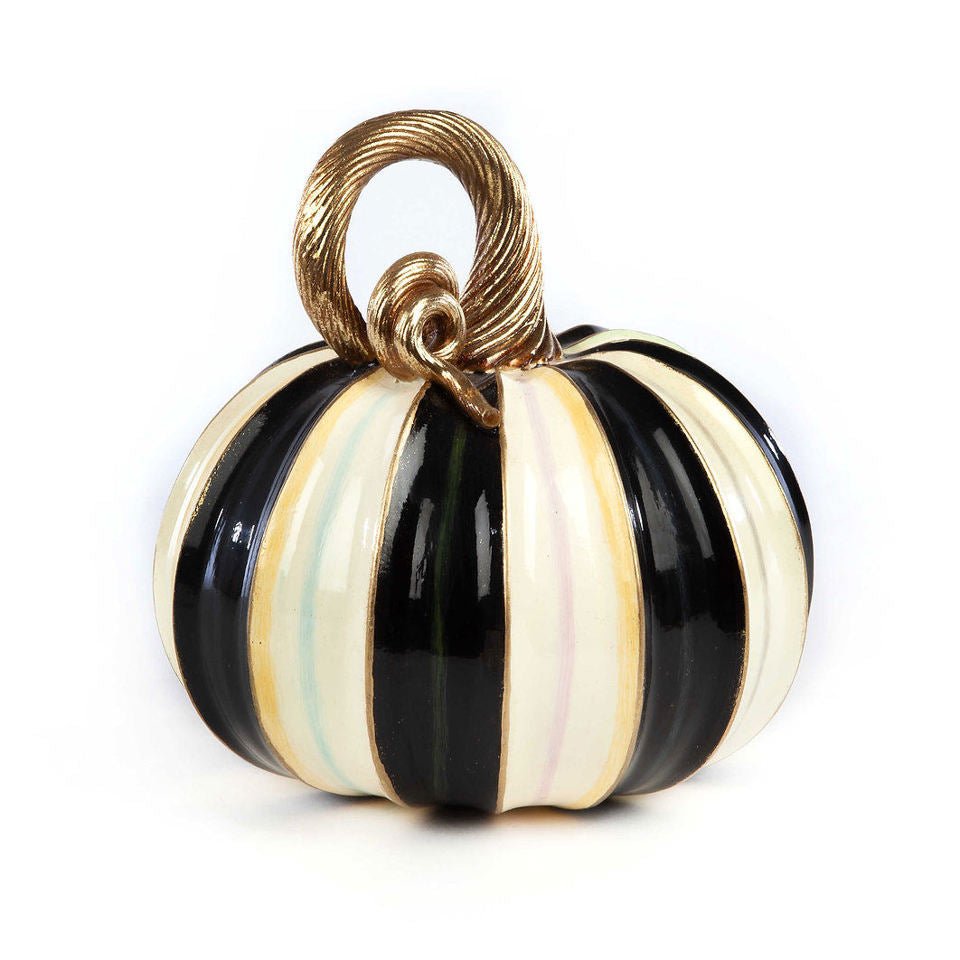 Elegant Stripe Large Pumpkin - |VESIMI Design| Luxury Bathrooms and Home Decor