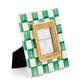 Emerald Check 2.5" x 3" Frame MacKenzie-Childs