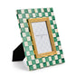MacKenzie-Childs Emerald Check 4" x 6" Frame