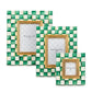 Emerald Check 5" x 7" Frame by MacKenzie-Childs