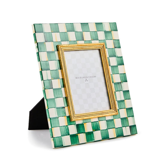 Emerald Check 5" x 7" Frame by MacKenzie-Childs