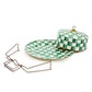 Emerald Check Cake Carrier MacKenzie-Childs