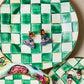 Emerald Check Charger/Plate MacKenzie-Childs