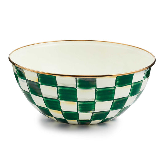 Emerald Check Large Everyday Bowl - |VESIMI Design|