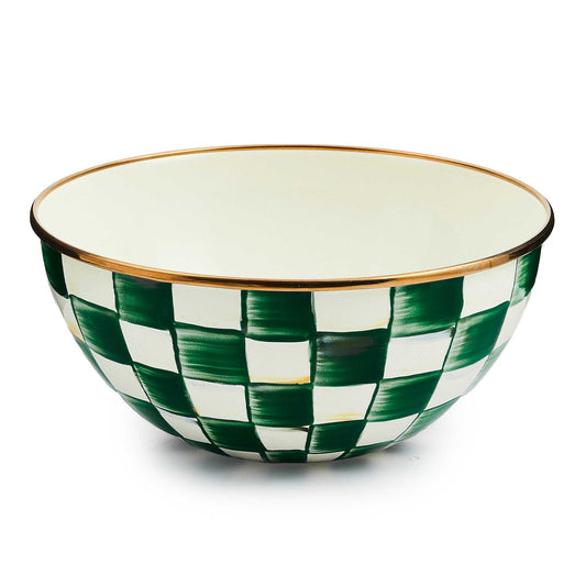 Emerald Check Small Everyday Bowl - |VESIMI Design|